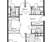 3-комнатная квартира площадью 102.1 кв.м, ул Мишина, д. 14 | цена 30 500 000 руб. | www.metrprice.ru