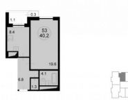 1-комнатная квартира площадью 41.6 кв.м, Радио ул. | цена 4 503 283 руб. | www.metrprice.ru