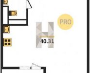 1-комнатная квартира площадью 40.3 кв.м в ЖК «Михайлова, 31», улица Михайлова, 31 | цена 5 730 147 руб. | www.metrprice.ru