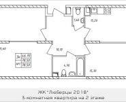 3-комнатная квартира площадью 78.5 кв.м, Дружбы, 47 | цена 5 926 750 руб. | www.metrprice.ru