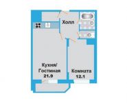 2-комнатная квартира площадью 47.6 кв.м, Речной пр. | цена 3 800 000 руб. | www.metrprice.ru