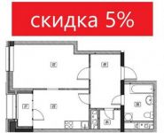 1-комнатная квартира площадью 47.9 кв.м,  | цена 5 937 000 руб. | www.metrprice.ru