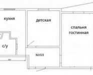 2-комнатная квартира площадью 47 кв.м, улица Тёплый Стан, 5к1 | цена 8 900 000 руб. | www.metrprice.ru