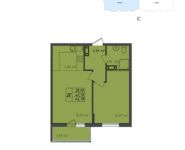 2-комнатная квартира площадью 44.8 кв.м, микрорайон Финский, 5 | цена 2 664 410 руб. | www.metrprice.ru