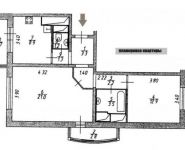 2-комнатная квартира площадью 58 кв.м, Кутузовская улица, 3 | цена 6 750 000 руб. | www.metrprice.ru