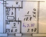 1-комнатная квартира площадью 31 кв.м, Харьковский проезд, 1Вк1 | цена 3 800 000 руб. | www.metrprice.ru