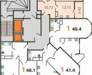 1-комнатная квартира площадью 51.2 кв.м в ЖК "Дом в Федурново", Акуловская улица, 23 | цена 2 660 000 руб. | www.metrprice.ru