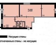 3-комнатная квартира площадью 65 кв.м, Винокурова ул., 13к1 | цена 11 999 000 руб. | www.metrprice.ru