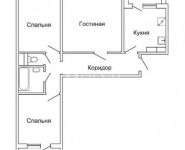 3-комнатная квартира площадью 65 кв.м, Декабристов ул., 1 | цена 9 800 000 руб. | www.metrprice.ru