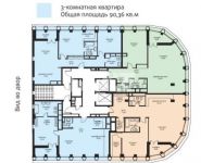 3-комнатная квартира площадью 90 кв.м, Ефремова ул., 10 | цена 54 000 000 руб. | www.metrprice.ru