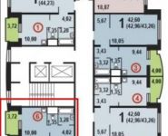 1-комнатная квартира площадью 43.3 кв.м, Варшавское шоссе, 120к1 | цена 7 290 000 руб. | www.metrprice.ru