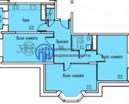 3-комнатная квартира площадью 95.2 кв.м, Южный мкр, 3 | цена 6 030 000 руб. | www.metrprice.ru