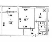 2-комнатная квартира площадью 46 кв.м, Алтуфьевское ш., 58А | цена 7 200 000 руб. | www.metrprice.ru