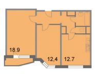 2-комнатная квартира площадью 56.5 кв.м, Грайвороновский 2-й пр., 38С4 | цена 7 147 250 руб. | www.metrprice.ru