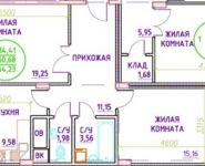 2-комнатная квартира площадью 64 кв.м в ЖК "Электромонтажный 11" (Подольск), Электромонтажный проезд, 11 | цена 4 367 640 руб. | www.metrprice.ru