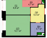 2-комнатная квартира площадью 37.9 кв.м, Адмирала Макарова, 10, корп.4 | цена 7 201 000 руб. | www.metrprice.ru