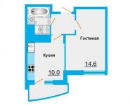 1-комнатная квартира площадью 32.2 кв.м, Речной проезд, 11 | цена 2 157 400 руб. | www.metrprice.ru