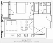 1-комнатная квартира площадью 44.9 кв.м, Автозаводская ул., 23К8 | цена 9 413 806 руб. | www.metrprice.ru