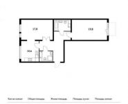 2-комнатная квартира площадью 69.4 кв.м, Краснобогатырская улица, 90 | цена 7 953 240 руб. | www.metrprice.ru