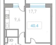 1-комнатная квартира площадью 40 кв.м в ЖК "Центр-2", Автозаводская ул. | цена 3 567 320 руб. | www.metrprice.ru