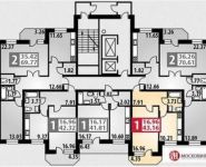 1-комнатная квартира площадью 43.2 кв.м, ул Ульяновых, д. 31 | цена 3 107 500 руб. | www.metrprice.ru