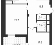 2-комнатная квартира площадью 77.8 кв.м, Усиевича, влд 10 Б, корп.2 | цена 21 656 019 руб. | www.metrprice.ru