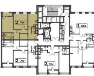 2-комнатная квартира площадью 70.9 кв.м, ул Маломосковская, д. 14 | цена 16 945 100 руб. | www.metrprice.ru