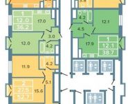 2-комнатная квартира площадью 54.5 кв.м, Ленинградское шоссе, д. 58 к. 2 | цена 9 471 010 руб. | www.metrprice.ru