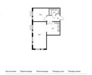 2-комнатная квартира площадью 58 кв.м, Георгиевский пр-т | цена 6 136 400 руб. | www.metrprice.ru