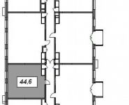 1-комнатная квартира площадью 45 кв.м, Рязанский переулок, д. 13 | цена 14 657 500 руб. | www.metrprice.ru