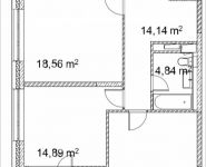 3-комнатная квартира площадью 88.81 кв.м, Лазоревый пр., 3 | цена 20 347 969 руб. | www.metrprice.ru