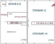 3-комнатная квартира площадью 56 кв.м,  | цена 3 700 000 руб. | www.metrprice.ru