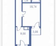 1-комнатная квартира площадью 55.8 кв.м, Мясницкая улица, 17с2 | цена 6 606 943 руб. | www.metrprice.ru