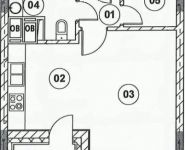 0-комнатная квартира площадью 33.4 кв.м,  | цена 6 844 985 руб. | www.metrprice.ru