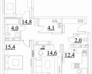 3-комнатная квартира площадью 86.6 кв.м, Строителей ул. | цена 4 546 500 руб. | www.metrprice.ru