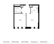 1-комнатная квартира площадью 47.4 кв.м в ЖК "Vander Park", Старокрымская улица, 13с1 | цена 11 868 960 руб. | www.metrprice.ru