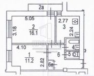 2-комнатная квартира площадью 46.4 кв.м, Затонная ул., 11К3 | цена 6 350 000 руб. | www.metrprice.ru