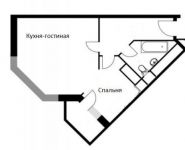 2-комнатная квартира площадью 47 кв.м, Загорьевская улица, 25 | цена 8 055 000 руб. | www.metrprice.ru