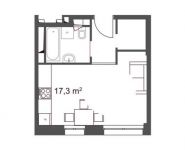 1-комнатная квартира площадью 26.1 кв.м, Россошанская улица, 5к1 | цена 2 244 600 руб. | www.metrprice.ru