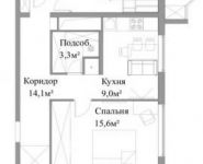 2-комнатная квартира площадью 58 кв.м, Симферопольский бул., 24К2 | цена 10 800 000 руб. | www.metrprice.ru