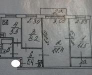 3-комнатная квартира площадью 54.2 кв.м, Окская ул., 38 | цена 7 200 000 руб. | www.metrprice.ru