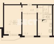 2-комнатная квартира площадью 51.3 кв.м, Солдатская улица, 3 | цена 8 990 000 руб. | www.metrprice.ru