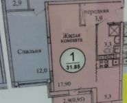 1-комнатная квартира площадью 32 кв.м в ЖК "Ново-Хлебниково", Новое ш., 10 | цена 2 950 000 руб. | www.metrprice.ru