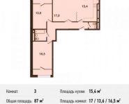 3-комнатная квартира площадью 87 кв.м, Глинищевский переулок, 5/7 | цена 6 786 000 руб. | www.metrprice.ru