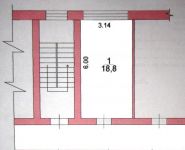 5-комнатная квартира площадью 60 кв.м, Мичурина ул., 10А | цена 1 600 000 руб. | www.metrprice.ru