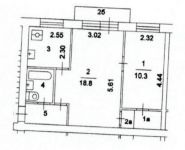 2-комнатная квартира площадью 43.5 кв.м, Флотская улица, 96 | цена 4 900 000 руб. | www.metrprice.ru