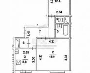 2-комнатная квартира площадью 56 кв.м, Рублевское ш., 81К1 | цена 12 100 000 руб. | www.metrprice.ru