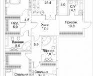 4-комнатная квартира площадью 187 кв.м, Малая Пироговская, 8 | цена 116 600 280 руб. | www.metrprice.ru