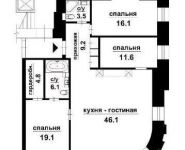 3-комнатная квартира площадью 118 кв.м, Солянка ул., 1/2С1 | цена 65 748 000 руб. | www.metrprice.ru