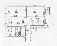 4-комнатная квартира площадью 104 кв.м, Шарикоподшипниковская ул., 2 | цена 29 000 000 руб. | www.metrprice.ru